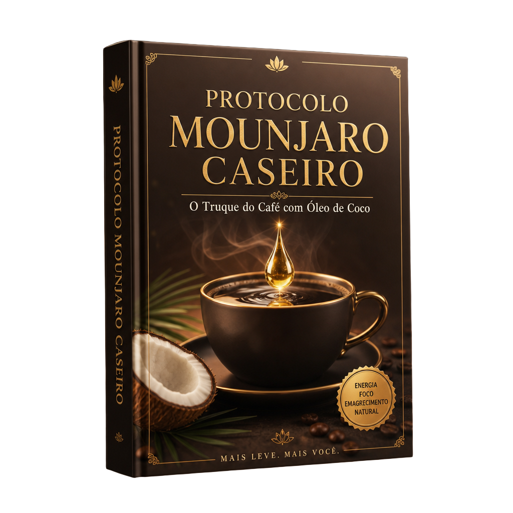Mockup do ebook Protocolo Mounjaro Caseiro